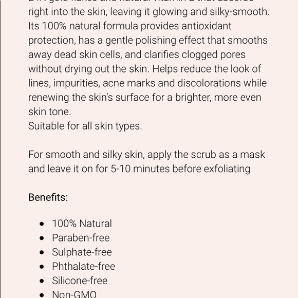 ⭐️SALE🆕⭐️Âme Pure Facial Scrub - Picture 4 of 6